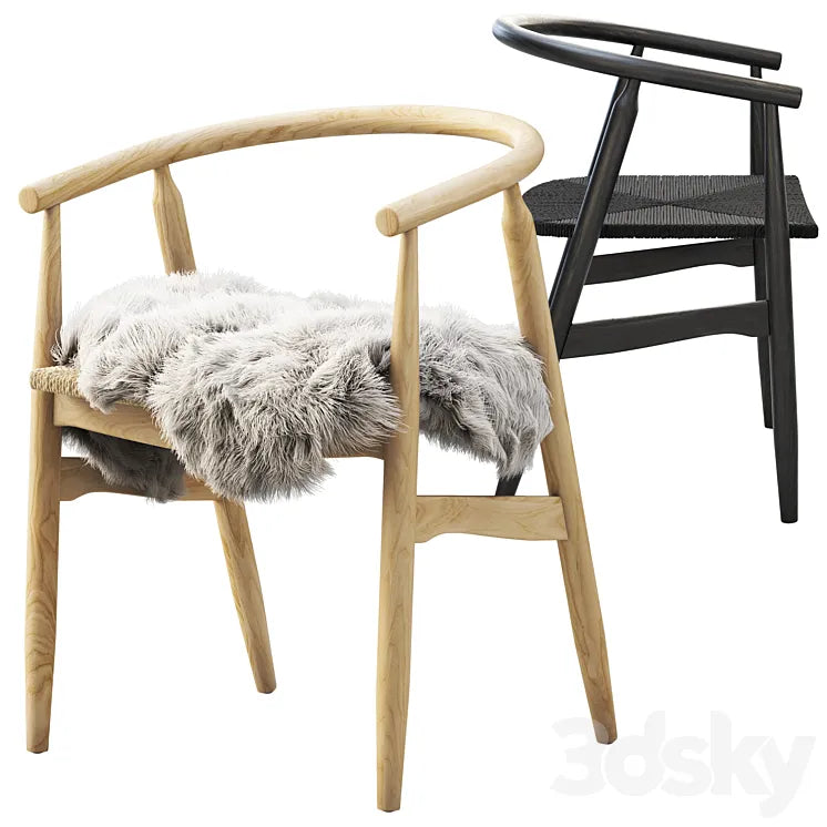 Joybird Rayne Dining Chair 2 options 3DSMAX Model