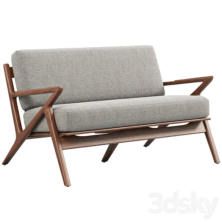 Joybird soto concave loveseat 3DSMAX Model