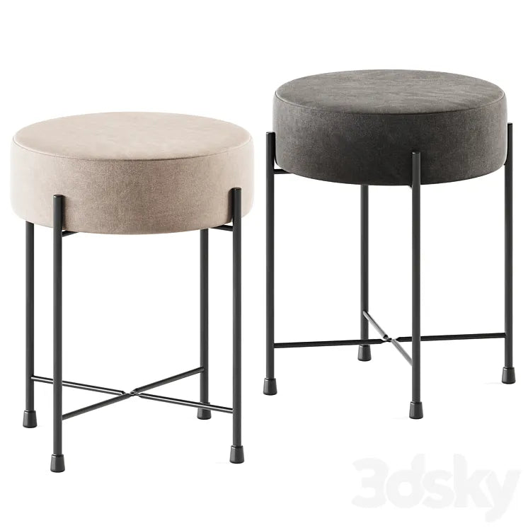 JYSK Stool Padborg / Pouf 3DSMAX Model