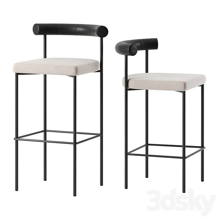 Kashmir bar Stools by Resident 3DSMAX Model