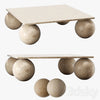Kelly Wearstler-morro square coffee table 3DSMAX Model