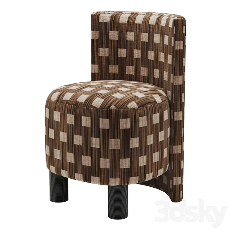 Kelly wearstler willoughby stool 3DSMAX Model