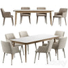 Kemo Konyshev Chair Tate Walnut Extendable Midcentury Dining Table 3DSMAX Model