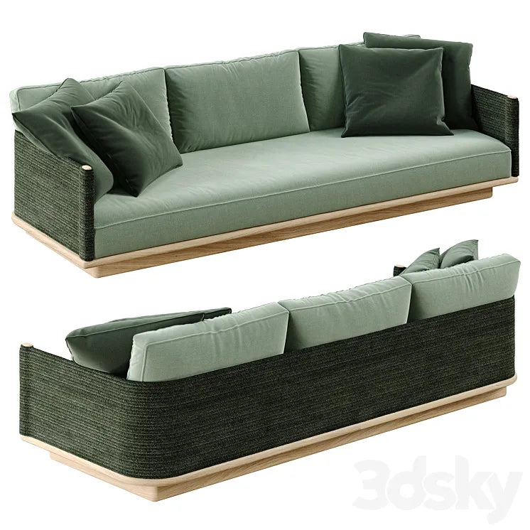 Kettal Giro 3 seater sofa ( corona7+vray ) 3DSMAX Model