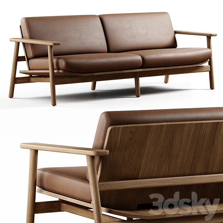 Kettal - Riva 3 Seater Sofa 3DSMAX Model