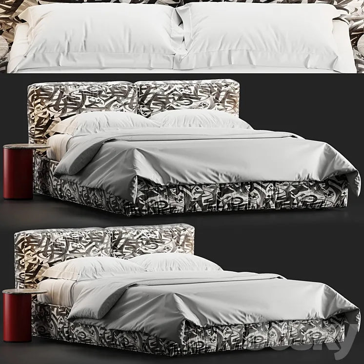 Kico Amore bed vol2 3DSMAX Model