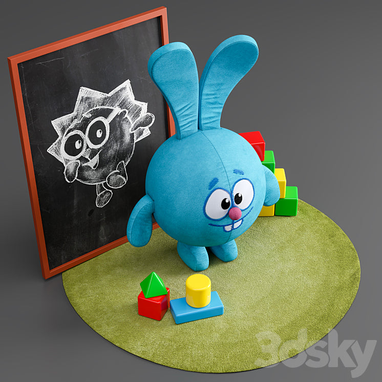 Kids toys set 3DS Max