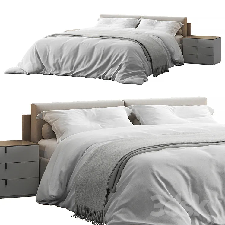 King Bed by Atelier Alinea 3DSMAX Model