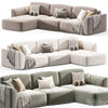 KING SE chenille Sofa 3 3dsMax Model