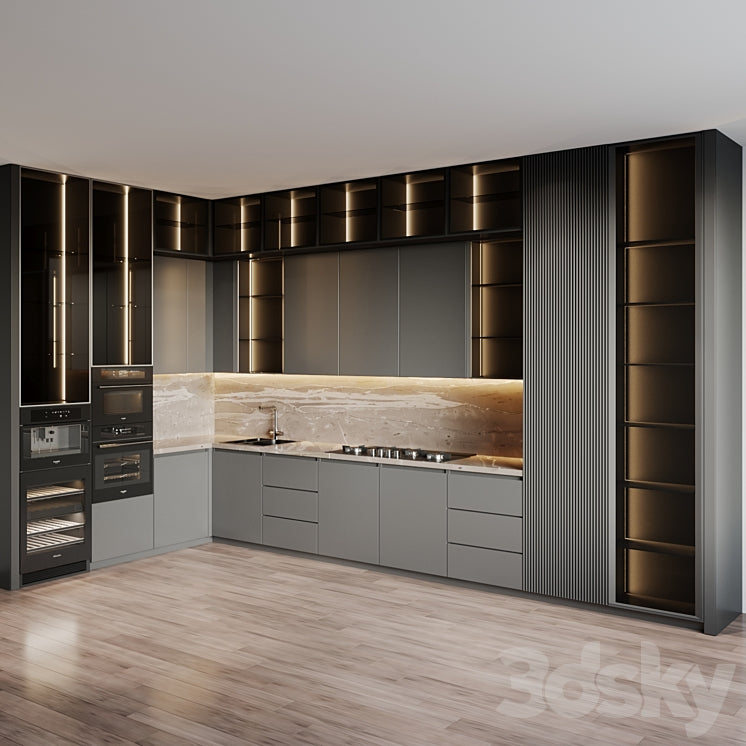 kitchen modern 43 3DS Max Model
