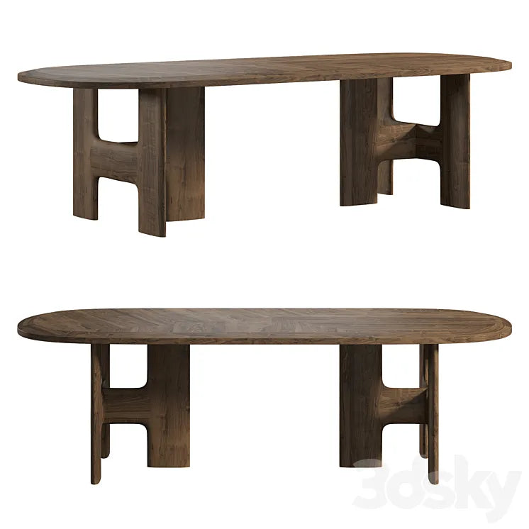 Kiyomizu Dining Table 3DSMAX Model