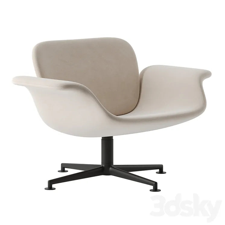 KN01 Swivel Lounge Chair by Knoll 3DSMAX Model