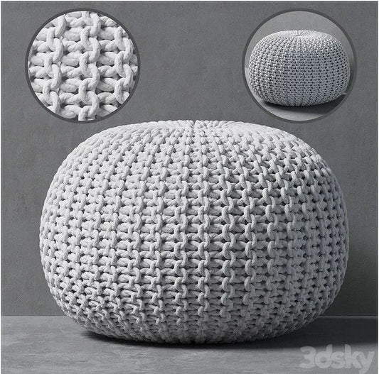 Knitted pouf 3dsMax Model