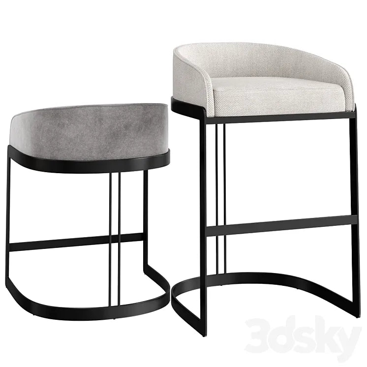 Koda Bar & Counter Stool 3DSMAX Model