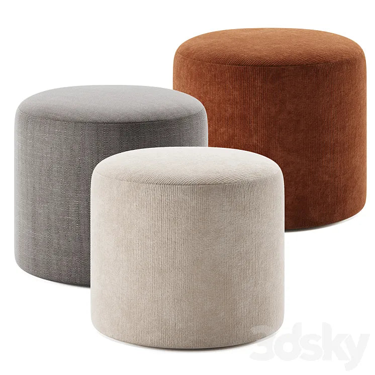KOFI-2 Pouffe by Divan.ru 3DSMAX Model
