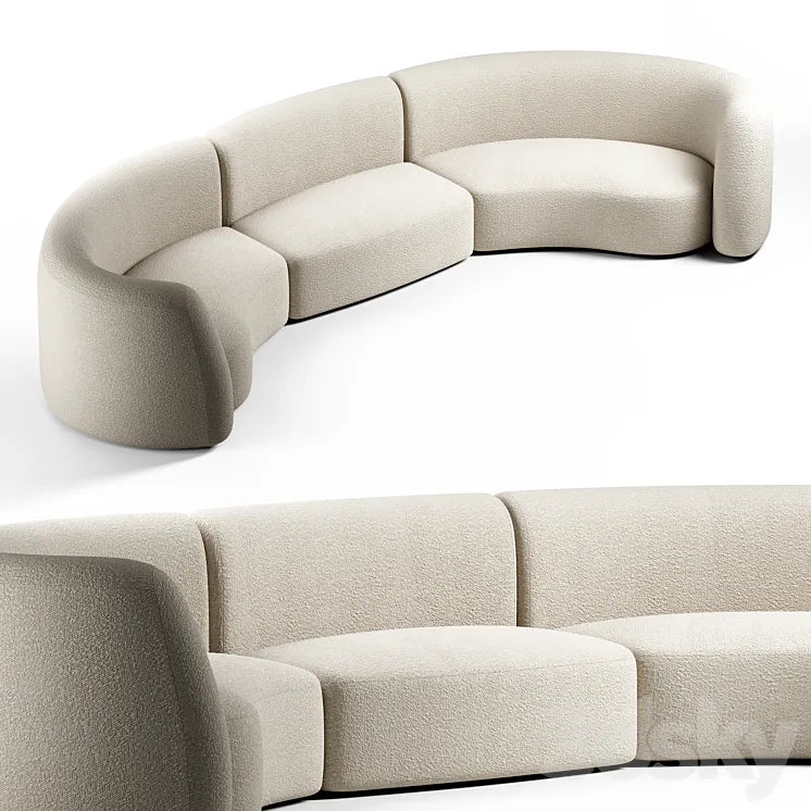 Kookudesign - OZE Modular Sofa #2 by Christophe Delcourt 3DSMAX Model