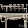 kosovart daphne table and chair 3DSMAX Model