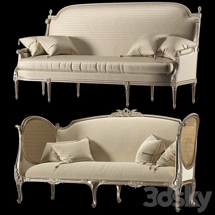 kosovart louis sofa 3DSMAX Model