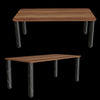 La Chance - Dining table Sunday square 3ds Max