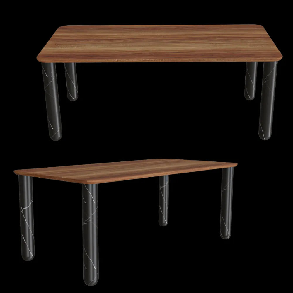 La Chance - Dining table Sunday square 3ds Max