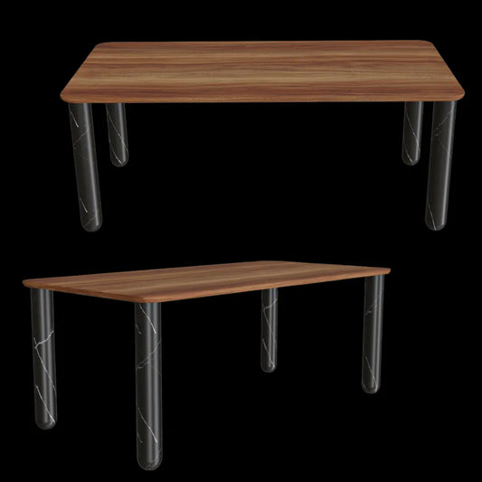 La Chance - Dining table Sunday square 3ds Max