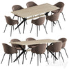 La forma table Amethyst Gubi Bat dining set 3DSMAX Model