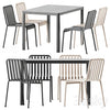 La Table by Arrmet and Palissade Chair by Hay 3DSMAX Model