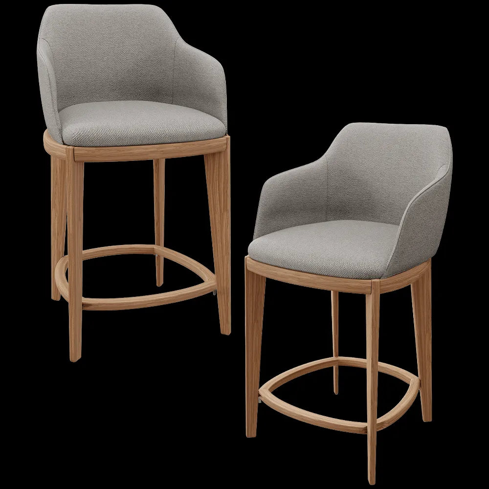 Lagom - Semibar Stool Dine Grey 3ds Max