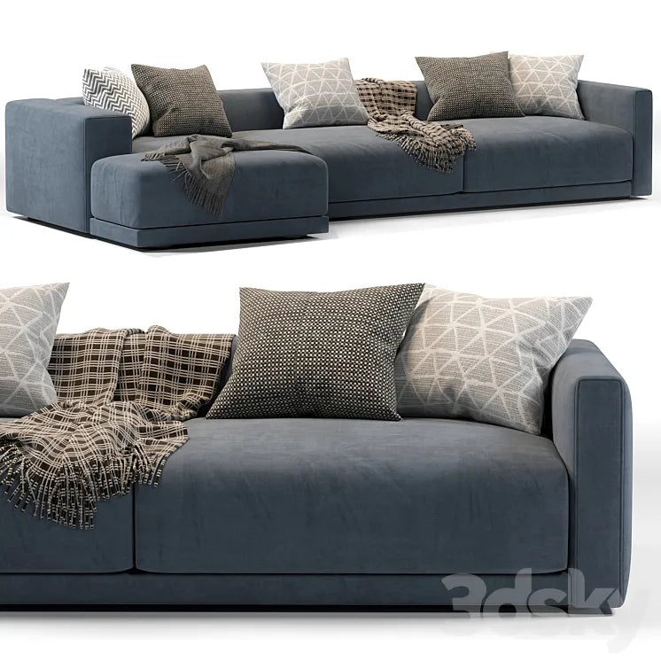 Lario Flexform Chaise Longue Sofa 3DSMAX Model