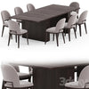 Laura Meroni MARGARET TABLE CHAIR 3DSMAX Model
