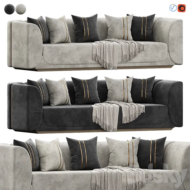 Laura Sofa by Private Label 3DSMAX Model