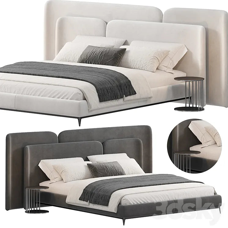 Lauren Bed by The Highwall 3DSMAX Model