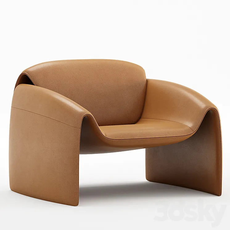 Le Club Armchair By Poliform 3DSMAX Model