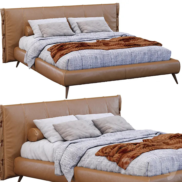 Leather Cuff Bed By Bonaldo 3DSMAX Model