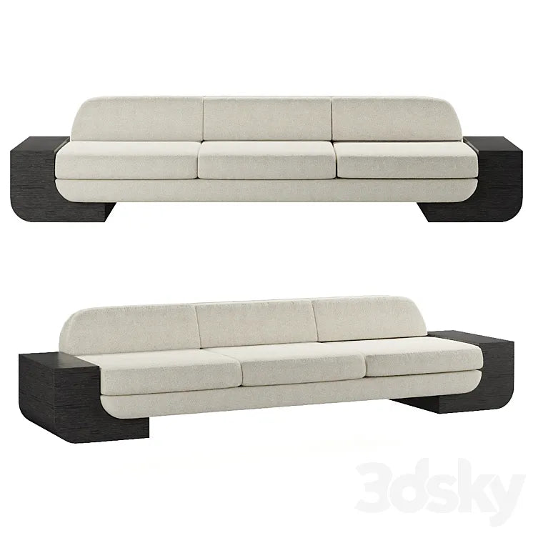 Lee Broom White Street Sofa 3DSMAX Model
