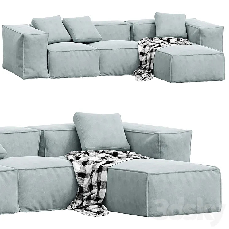 Lennon 3 seater modular sofa by Westwing collection 3DSMAX Model
