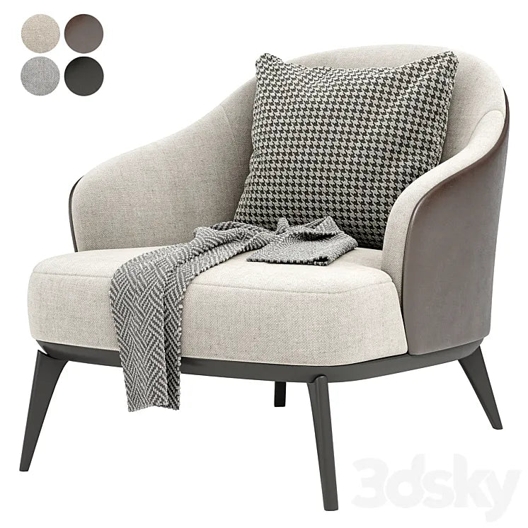 LESLIE ARMCHAIRS By Minotti 3DSMAX Model