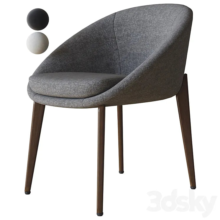 lido dining chair minotti 3DSMAX Model