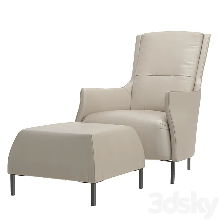 Ligne roset Riga Armchair High Back 3DSMAX Model