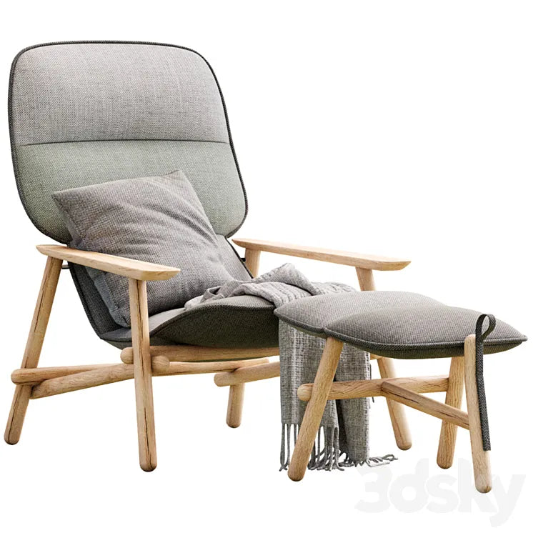 Lilo Armchair By Moroso 3DSMAX Model