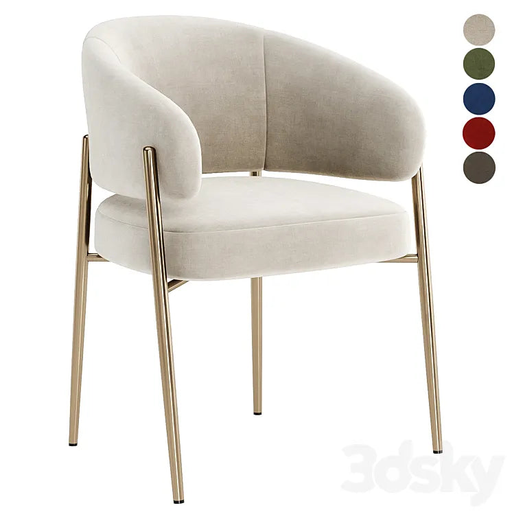 linda dining chair 3DSMAX Model