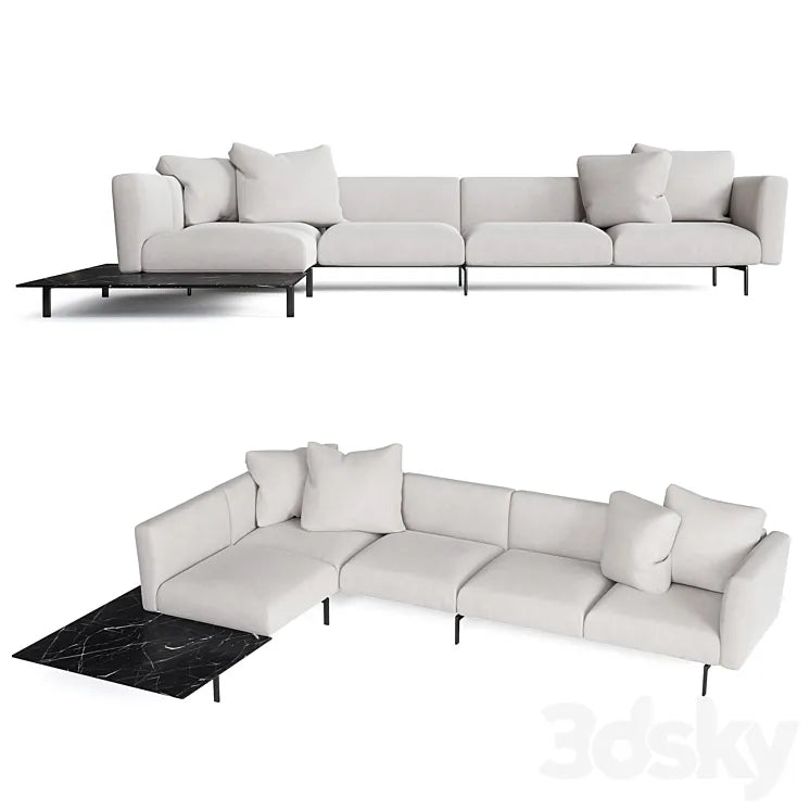 Lissoni Avio Sofa System by Knoll International 3DSMAX Model