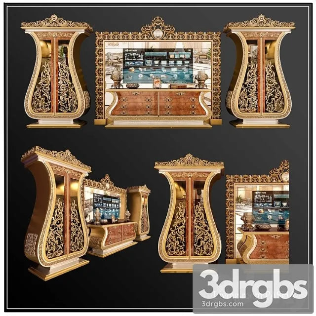 Living room cappelletti 3D Model Free