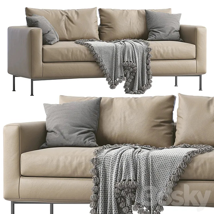 Livingdivani Leather Sofa Box 3DSMAX Model