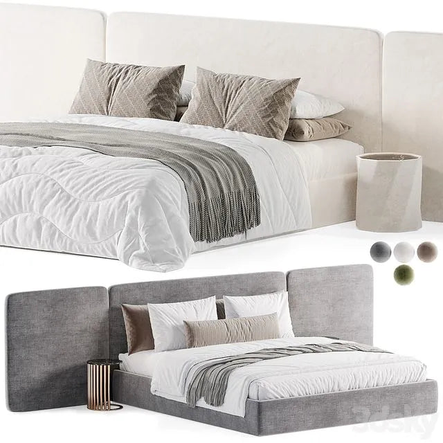 Lola Bed by Ana Roque Interior 3dsMax Model