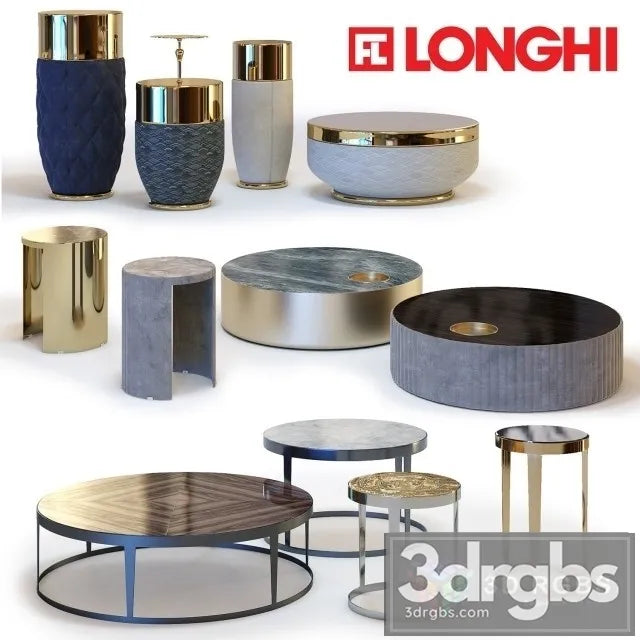 Longhi Coffee Table 3D Model Free