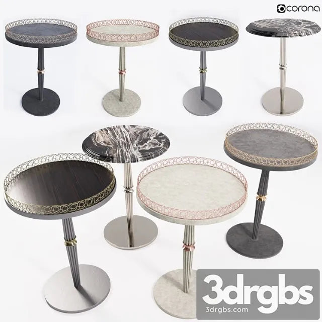 Longhi gueridon table 2 3D Model Free