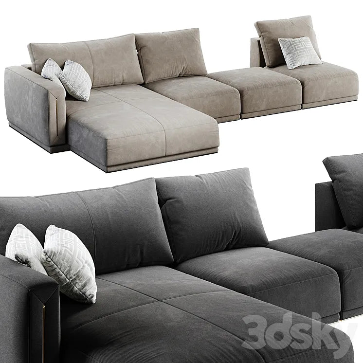 LONGHI sofa Atar 3DSMAX Model