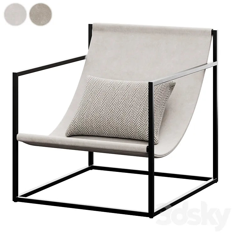 Lounge Sling Chair by FineRoomLiving 3DSMAX Model