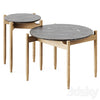 Low round marble coffee table Juli by Amura 3DSMAX Model